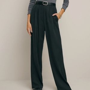 REFORMATION Black Mason Pant size 2